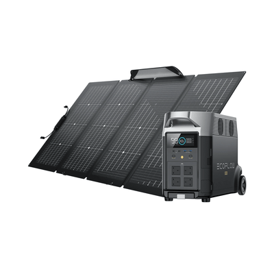 EcoFlow DELTA Pro + 220W Portable Solar Panel