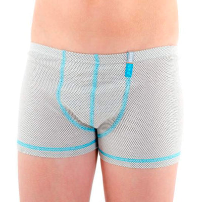 Silver25® 5G EMF Protection Boys Boxer Shorts in grey Cotton