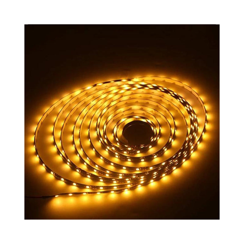 No blue amber LED strip lights