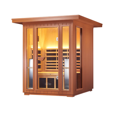 Clearlight Outdoor Sanctuary 2 — Two Person Outdoor Full Spectrum Sauna