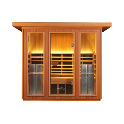 Clearlight Outdoor Sanctuary 5 — Five Person Outdoor Full Spectrum Sauna