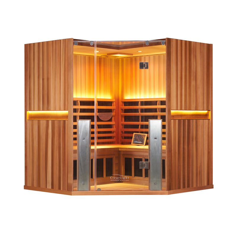 Clearlight Sanctuary 4 — Four Person Full Spectrum Corner Sauna