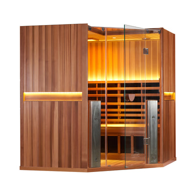 Clearlight Sanctuary 4 — Four Person Full Spectrum Corner Sauna