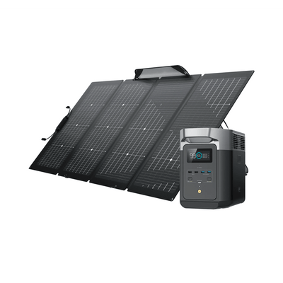 EcoFlow DELTA 2 Portable Power Station + 200W Portable Solar Panel