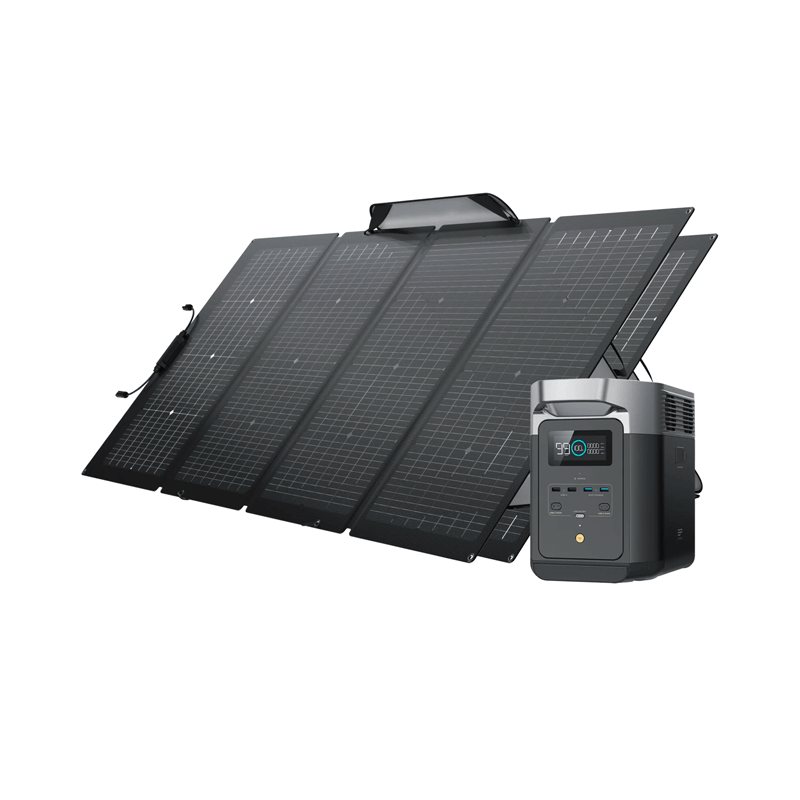 EcoFlow DELTA 2 + 200W Portable Solar Panel