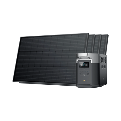 EcoFlow DELTA Max + 2x 100W Rigid Solar Panel