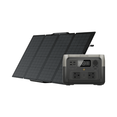 EcoFlow RIVER 2 Max + 160W Portable Solar Panel