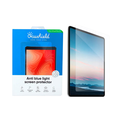 Anti blue light screen protector for iPad