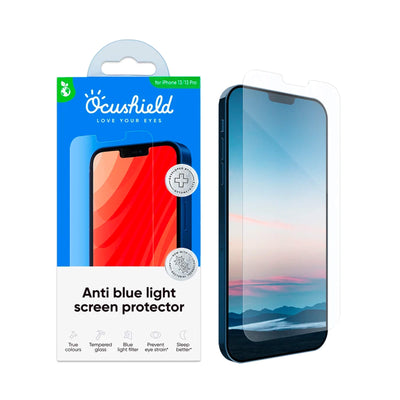 Anti blue light screen protector for iPhone