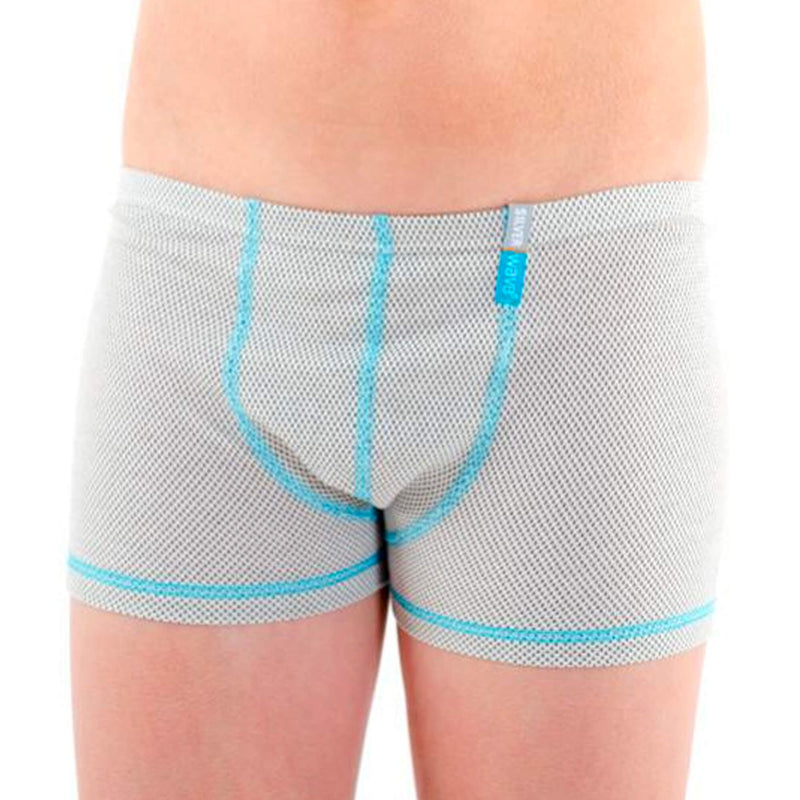 Silver25® 5G EMF Protection Boys Boxer Shorts in grey Cotton
