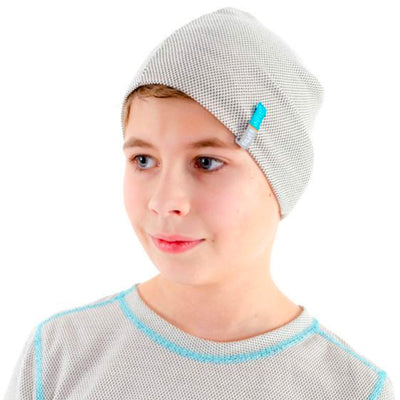 Silver25® 5G EMF Protection Boys Hat in grey Cotton