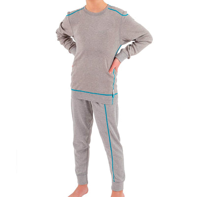 Silver25® 5G EMF Protection Boys Pyjamas in grey Cotton