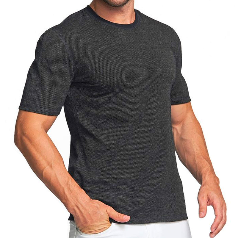 Silver25® 5G EMF Protection Mens Short-Sleeved Tee Shirt