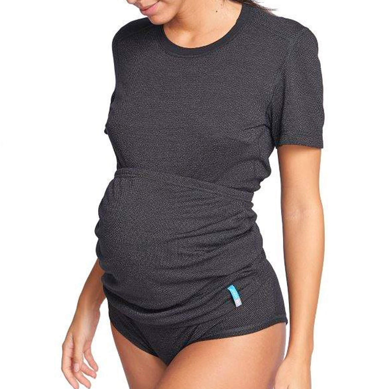 Silver25® 5G EMF Protection Belly Band for Pregnant Women - Black