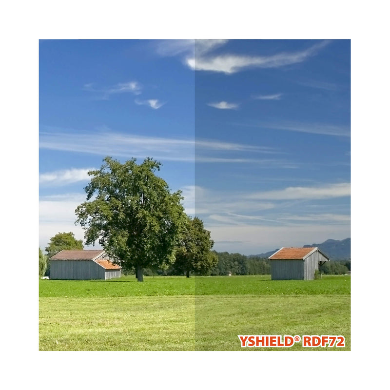 YSHIELD® RDF72 | Window film - Light Comparison