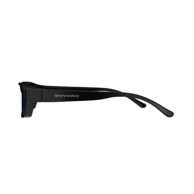 Fitover Day Swannies - Blue Light Blocking Glasses - Black Side